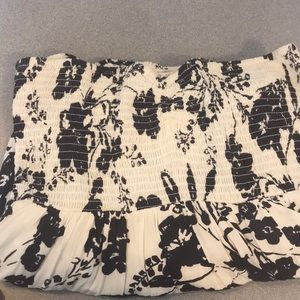 Strapless maxi dress